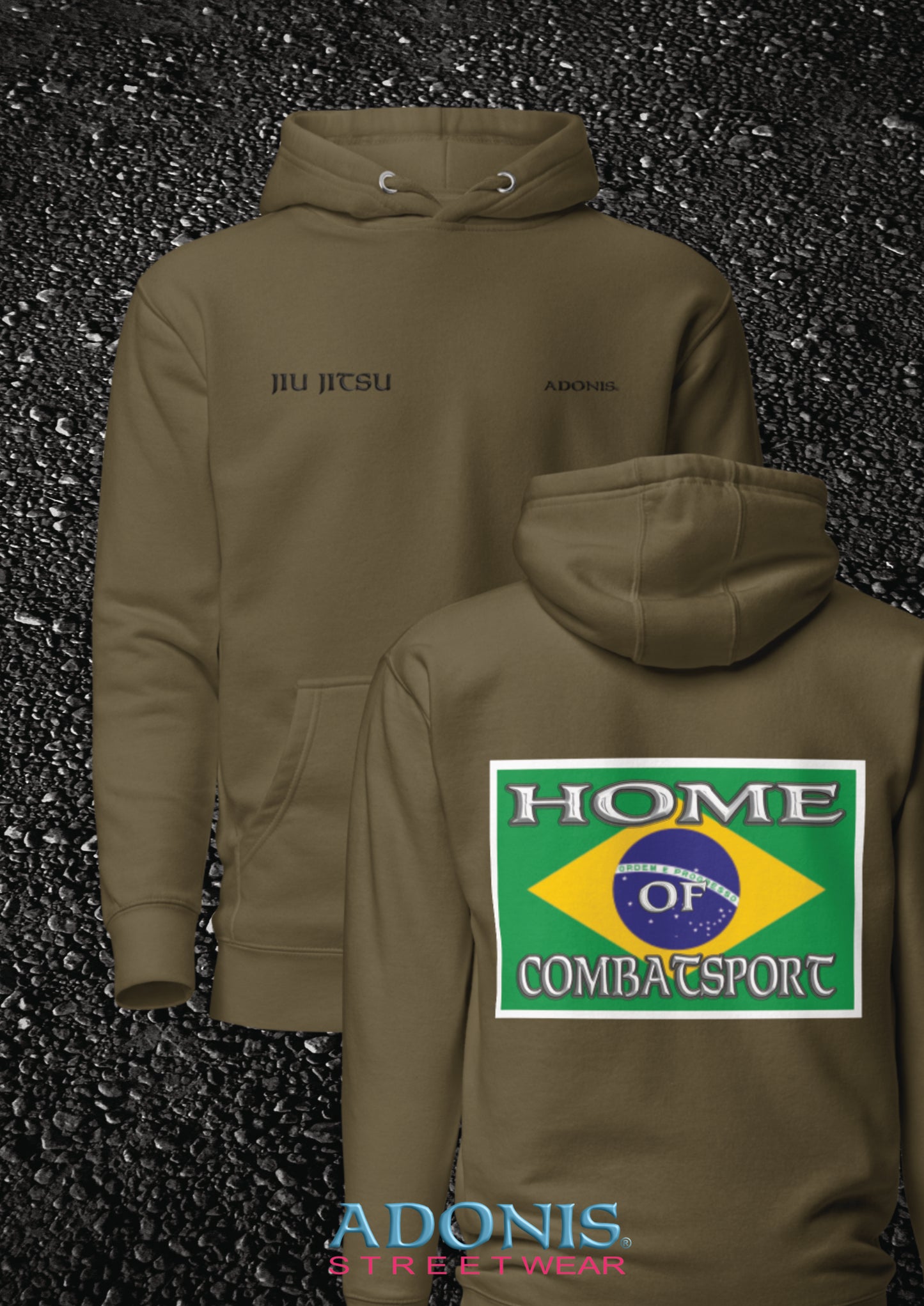 Adonis Home of BJJ unisex Hoodie