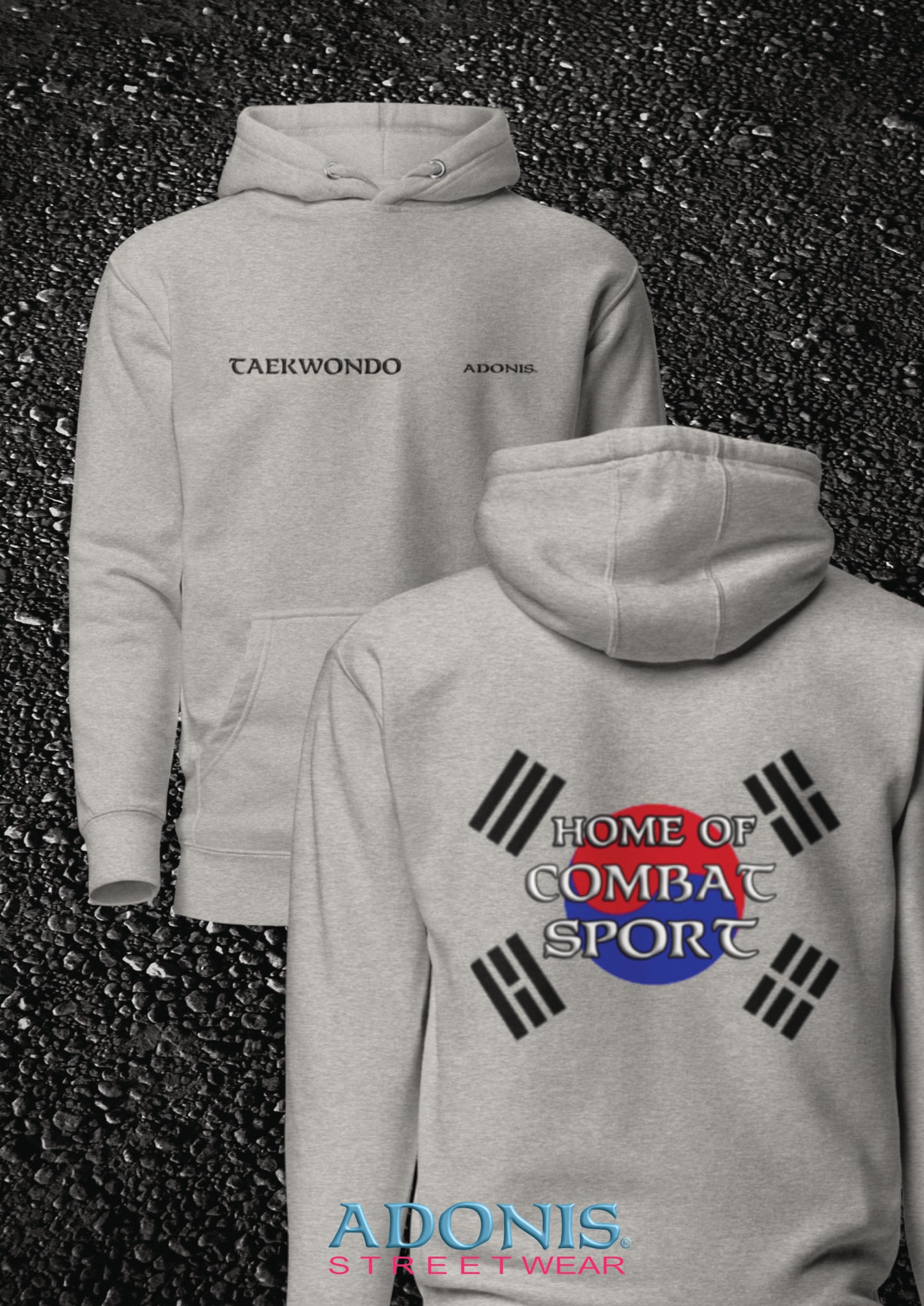 Adonis Home of Taekwondo unisex Hoodie