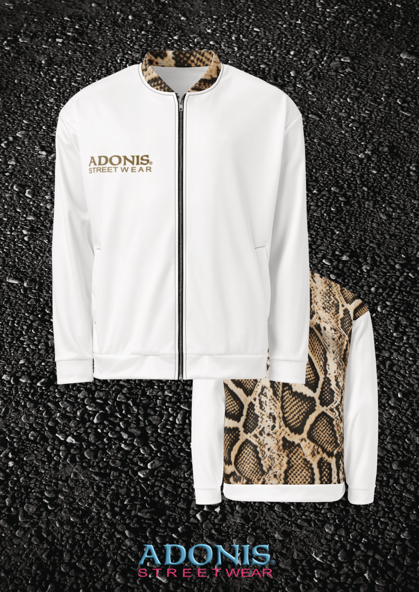 Adonis Streetwear unisex Jacke goldensnake