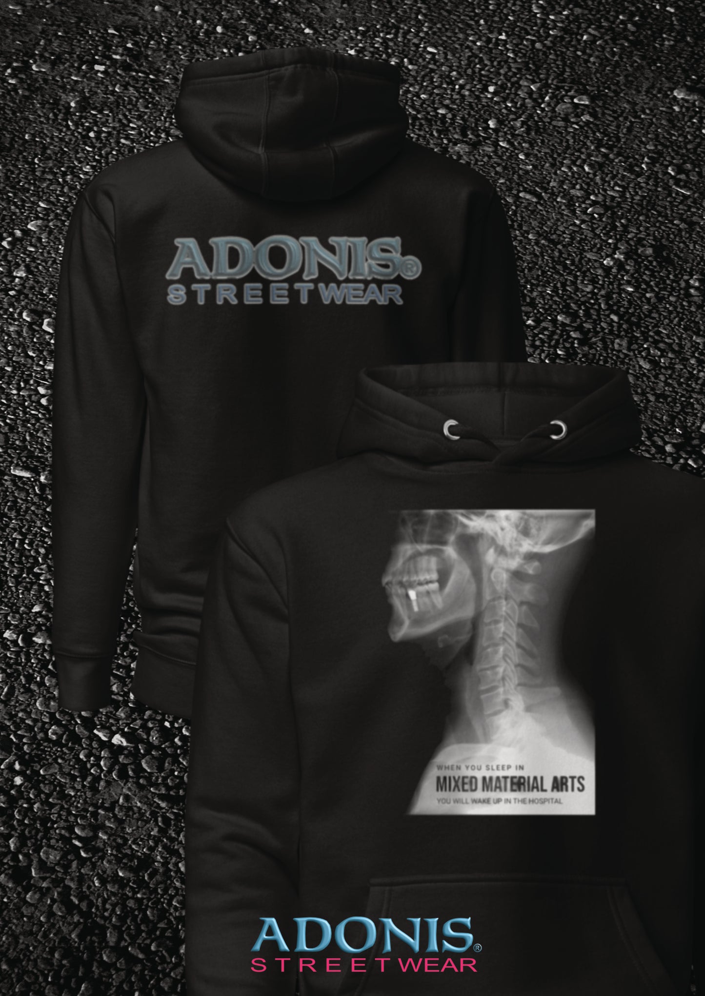 Adonis MMA Hospital Unisex Streetwear Hoodie