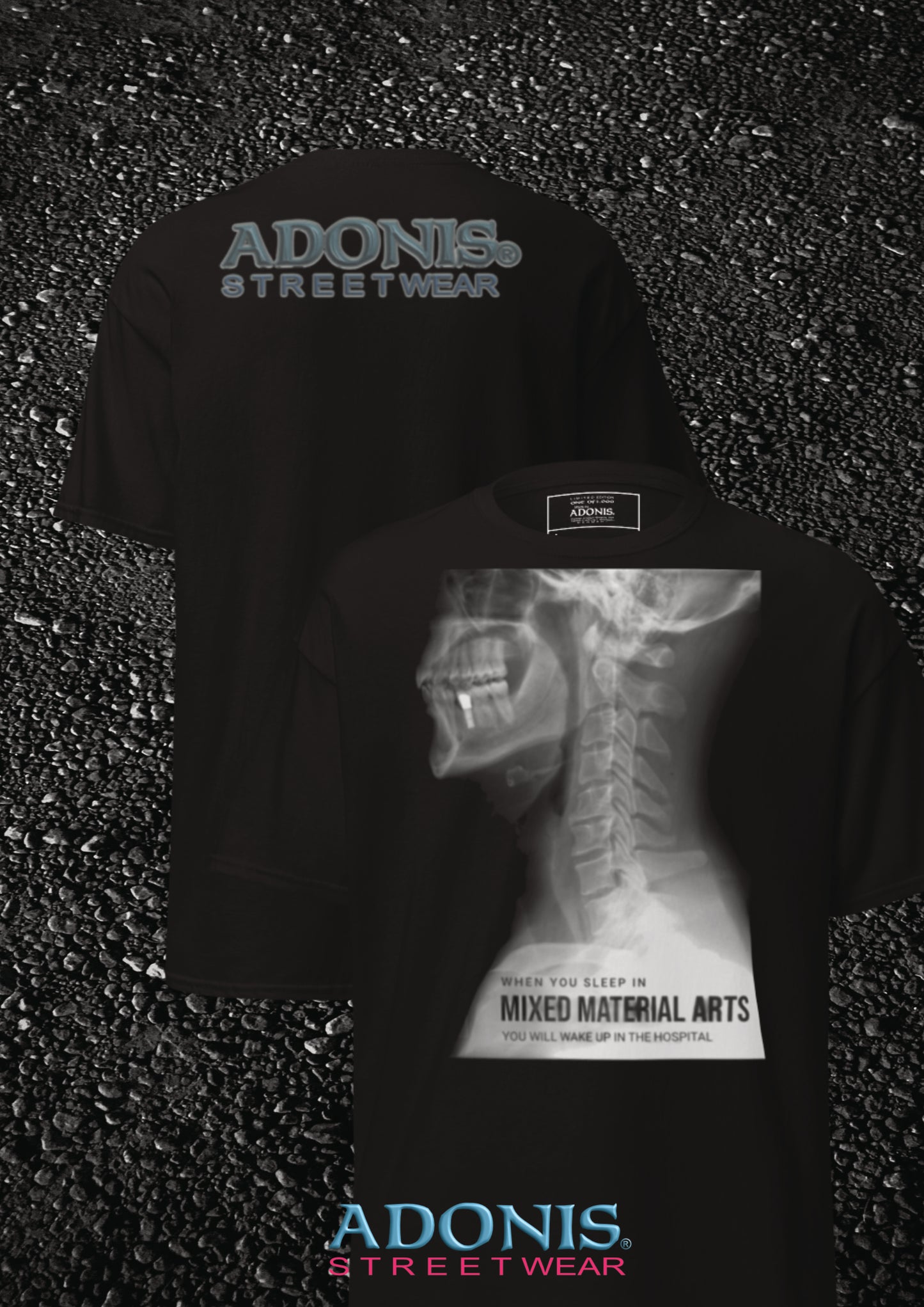 Adonis MMA Hospital unisex Streetwear T-Shirt