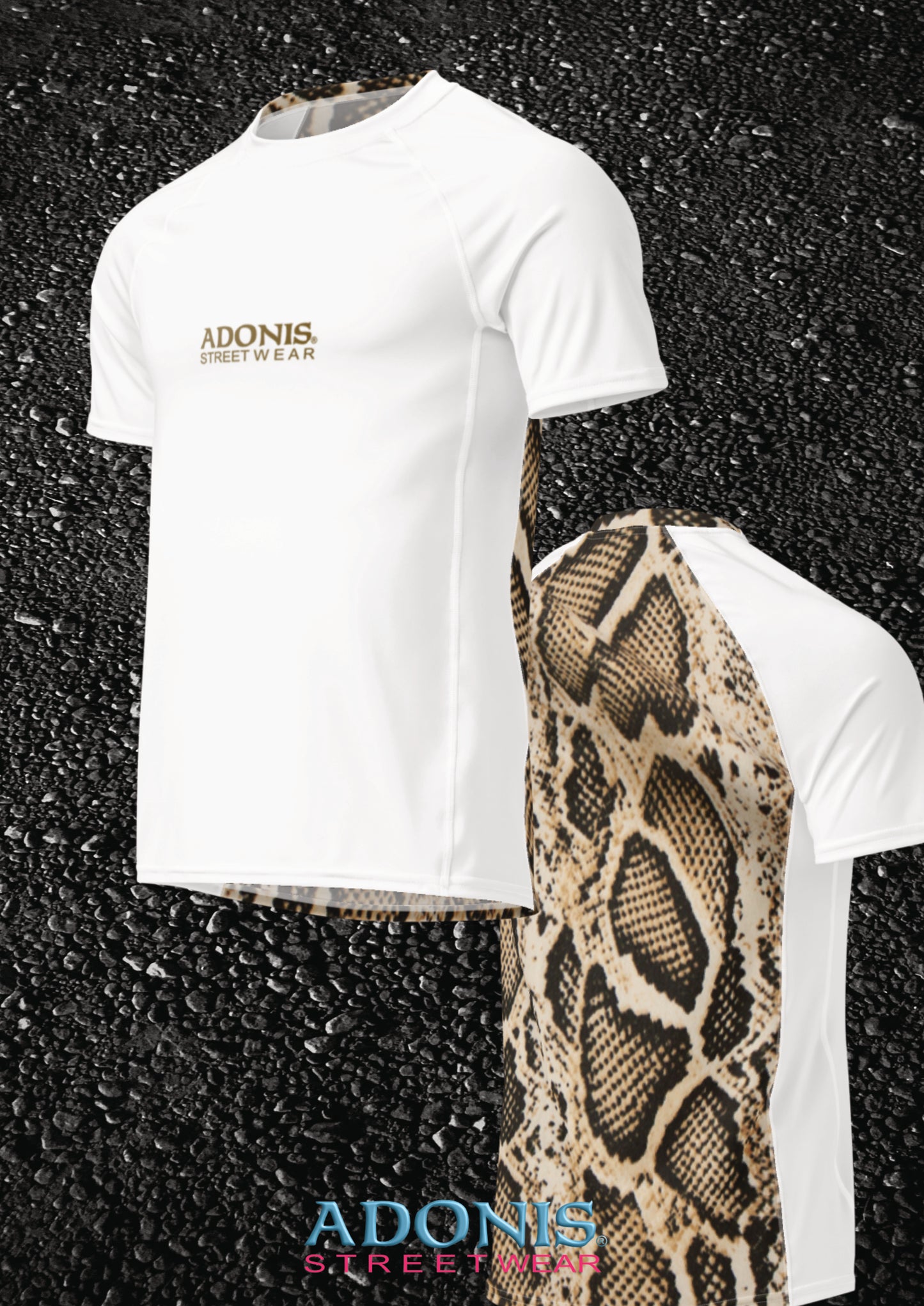 Adonis MMA Kickboxen Rashguard Goldensnake