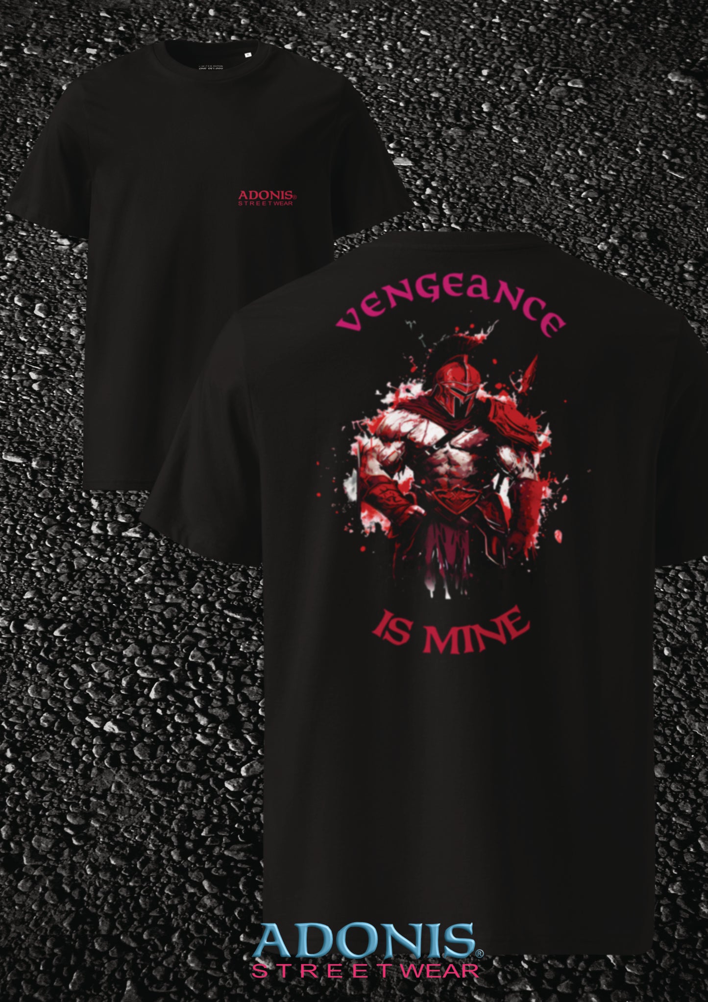 ADONIS Vengeance is mine Streetwear Shirt