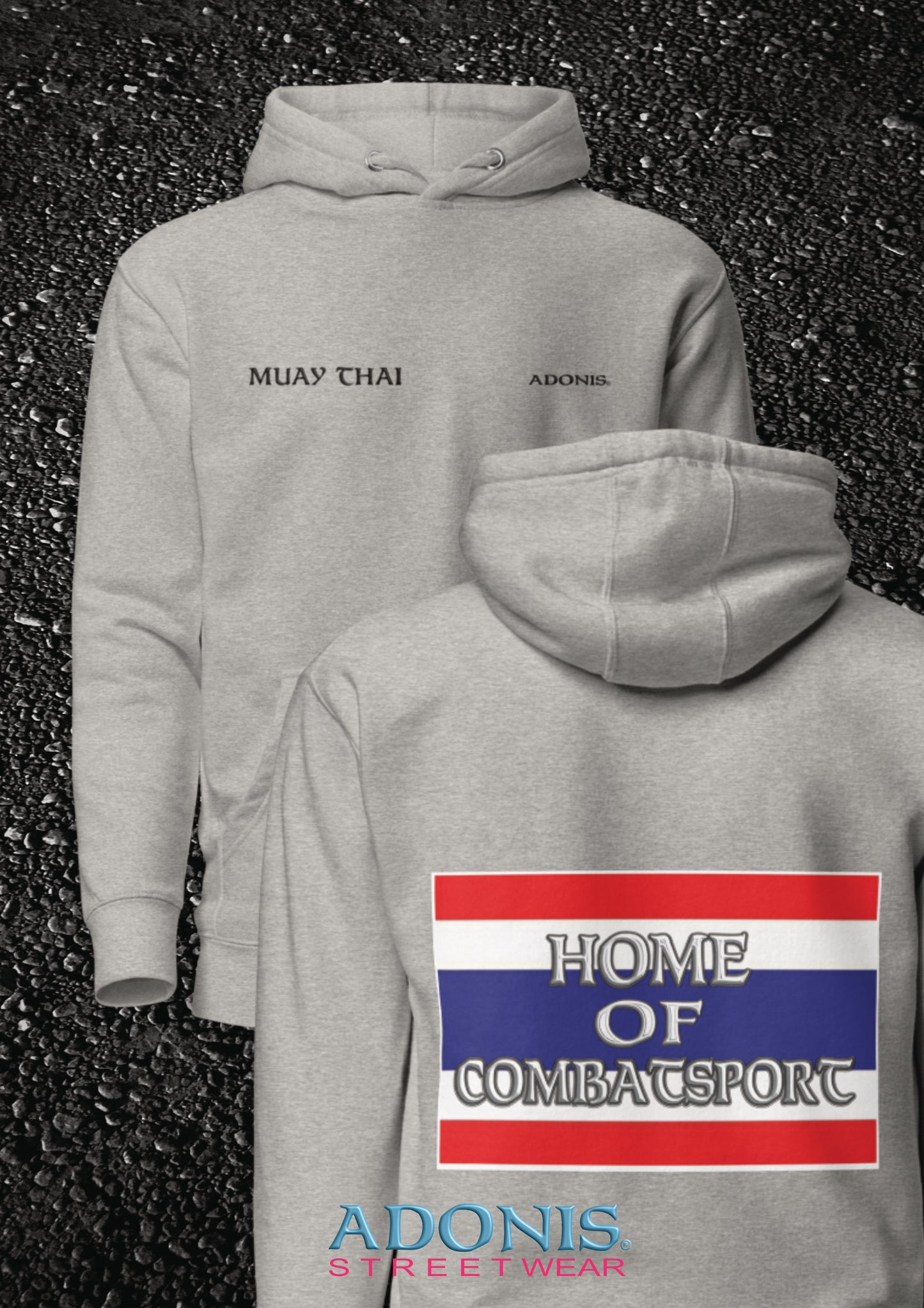 Adonis Home of Muay Thai unisex Hoodie