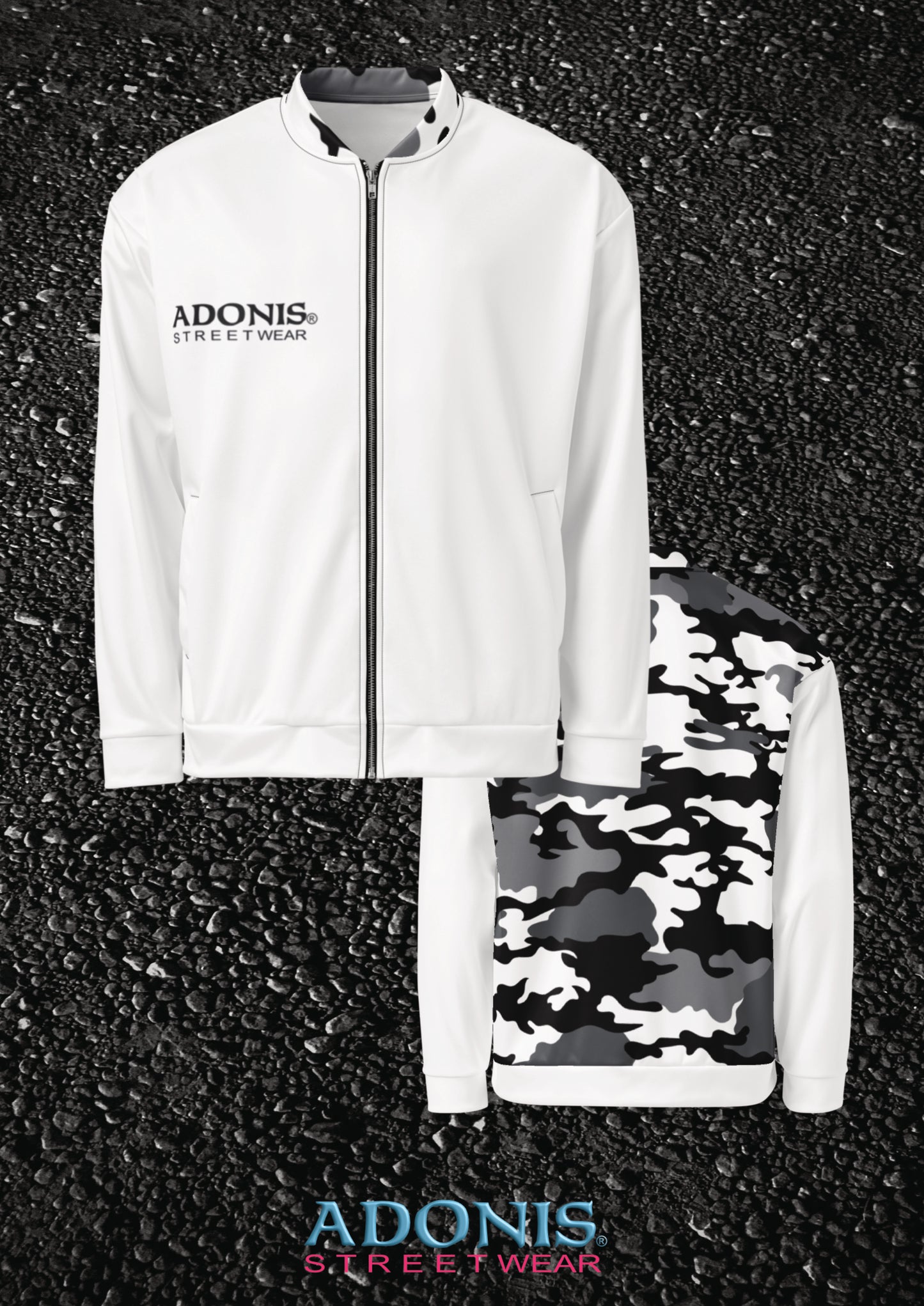 Adonis Streetwear unisex Jacke snowcamou