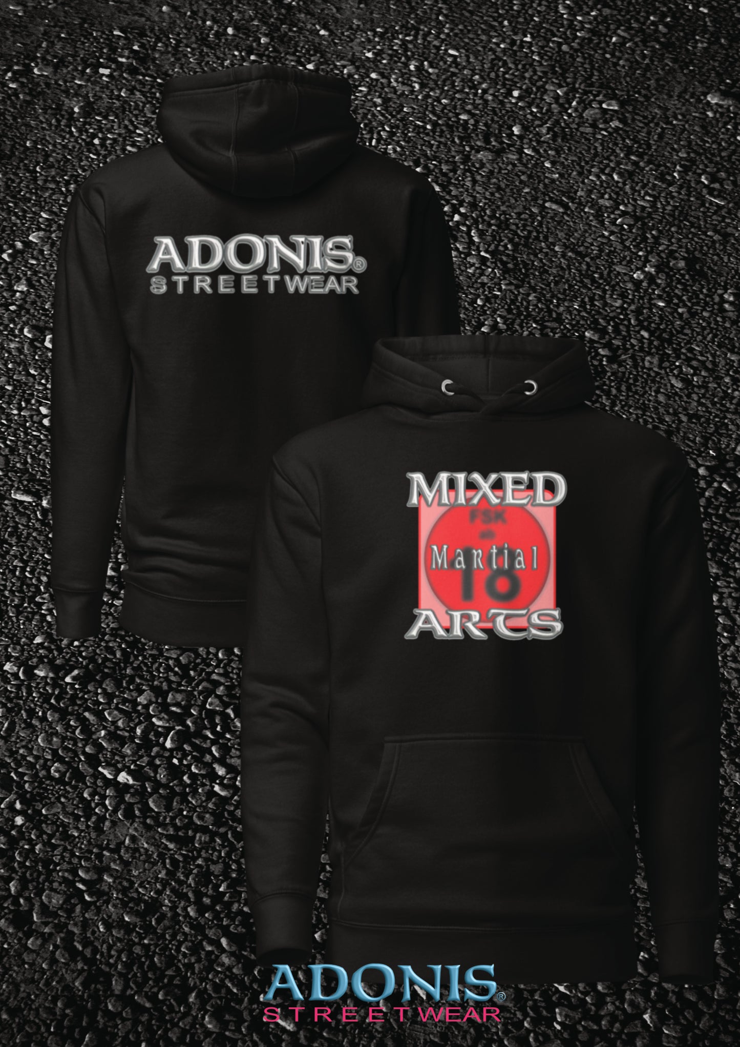 Adonis FSK 18 unisex Streetwear Hoodie