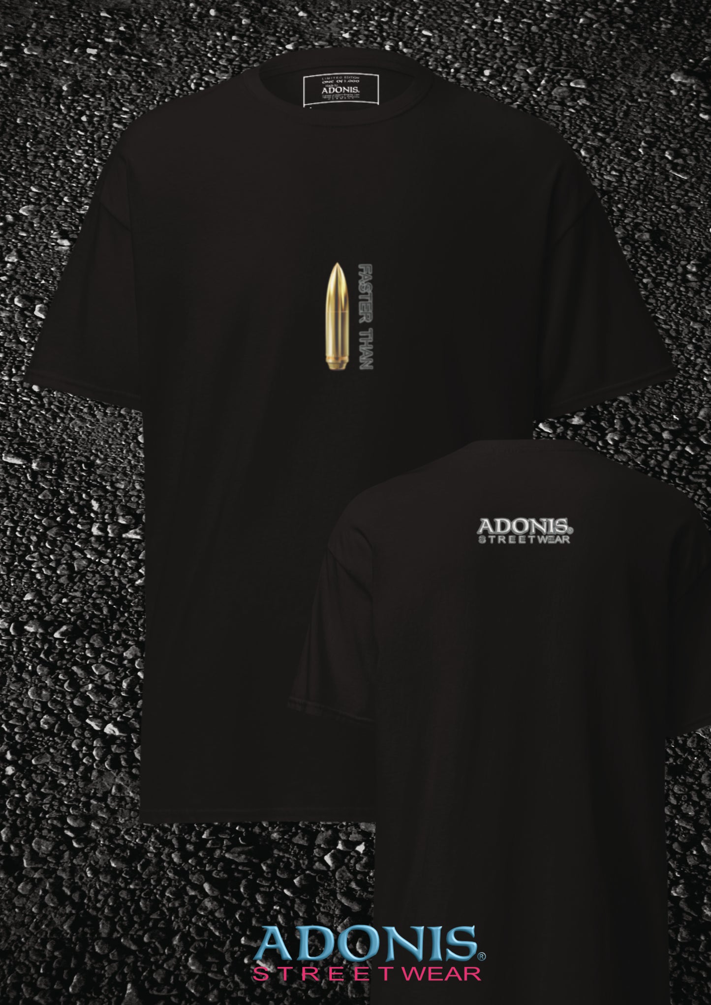 Adonis Faster than unisex Streetwear T-Shirt