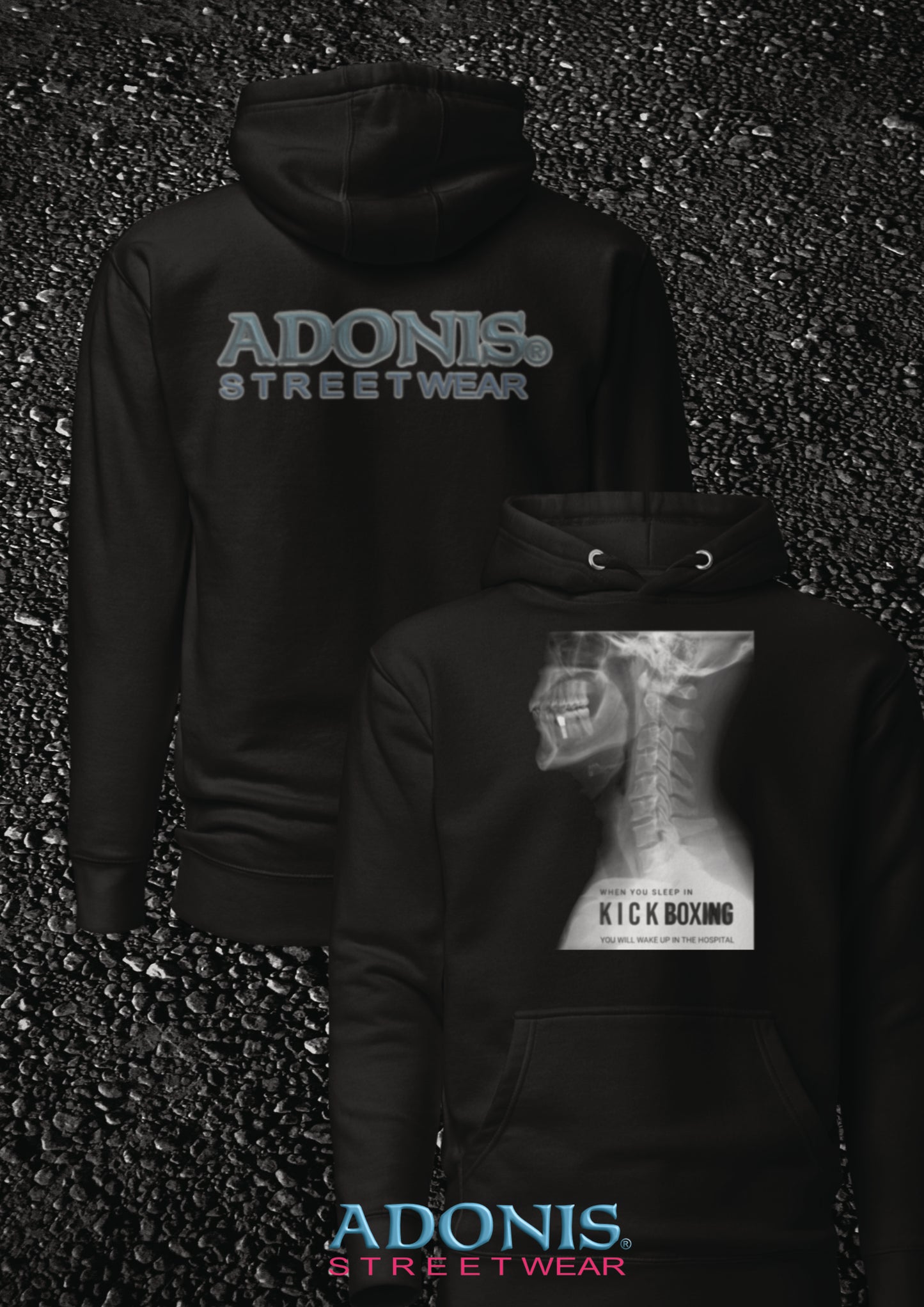 Adonis Hospital Kickboxing Streetwear Hoodie