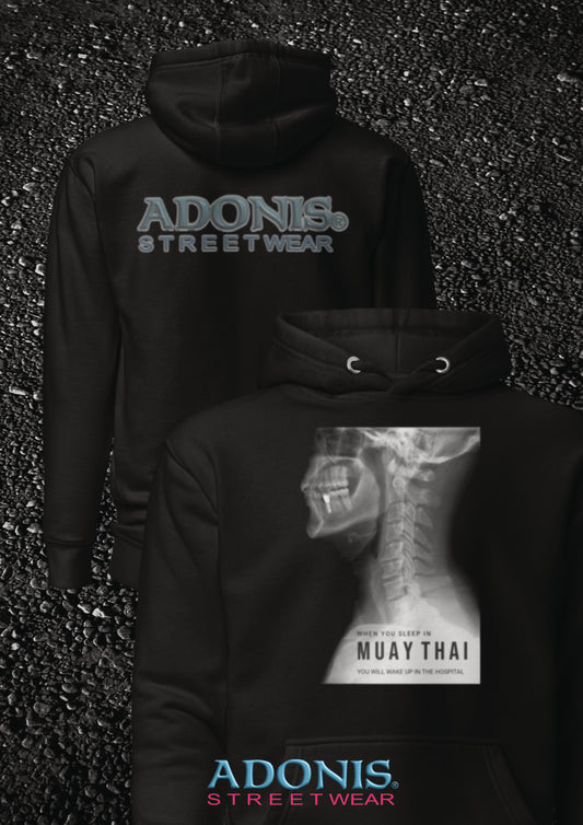 Adonis Muay Thai Hospital Unisex Streetwear Hoodie