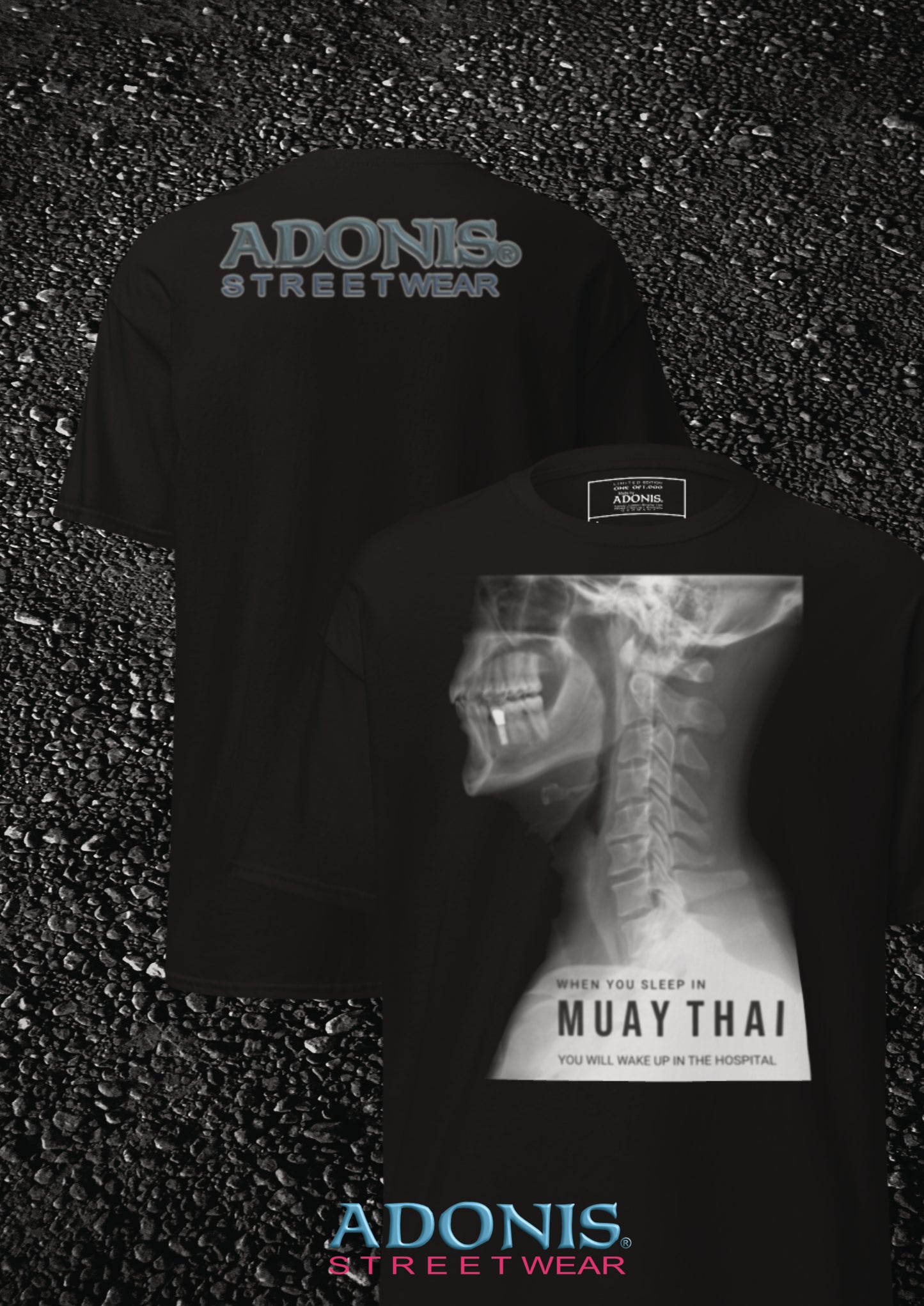Adonis Muay Thai Hospital Unisex Steetwear T-Shirt