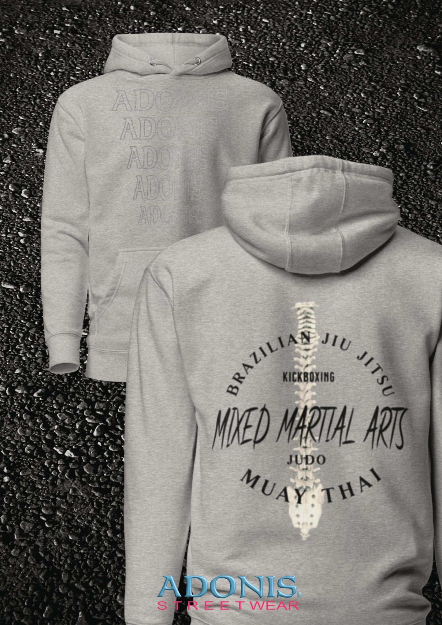 Adonis MMA History unisex Streetwear Hoodie
