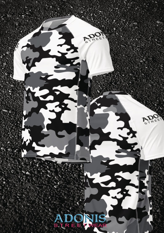 Adonis MMA Kickboxen Rashguard Snowcamou