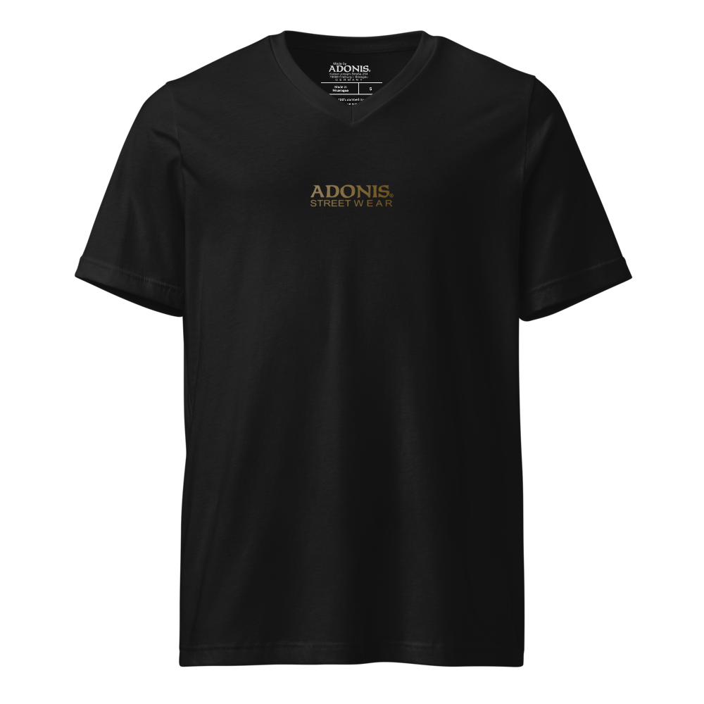 ADONIS GOLD EDITION V-Shirt schwarz